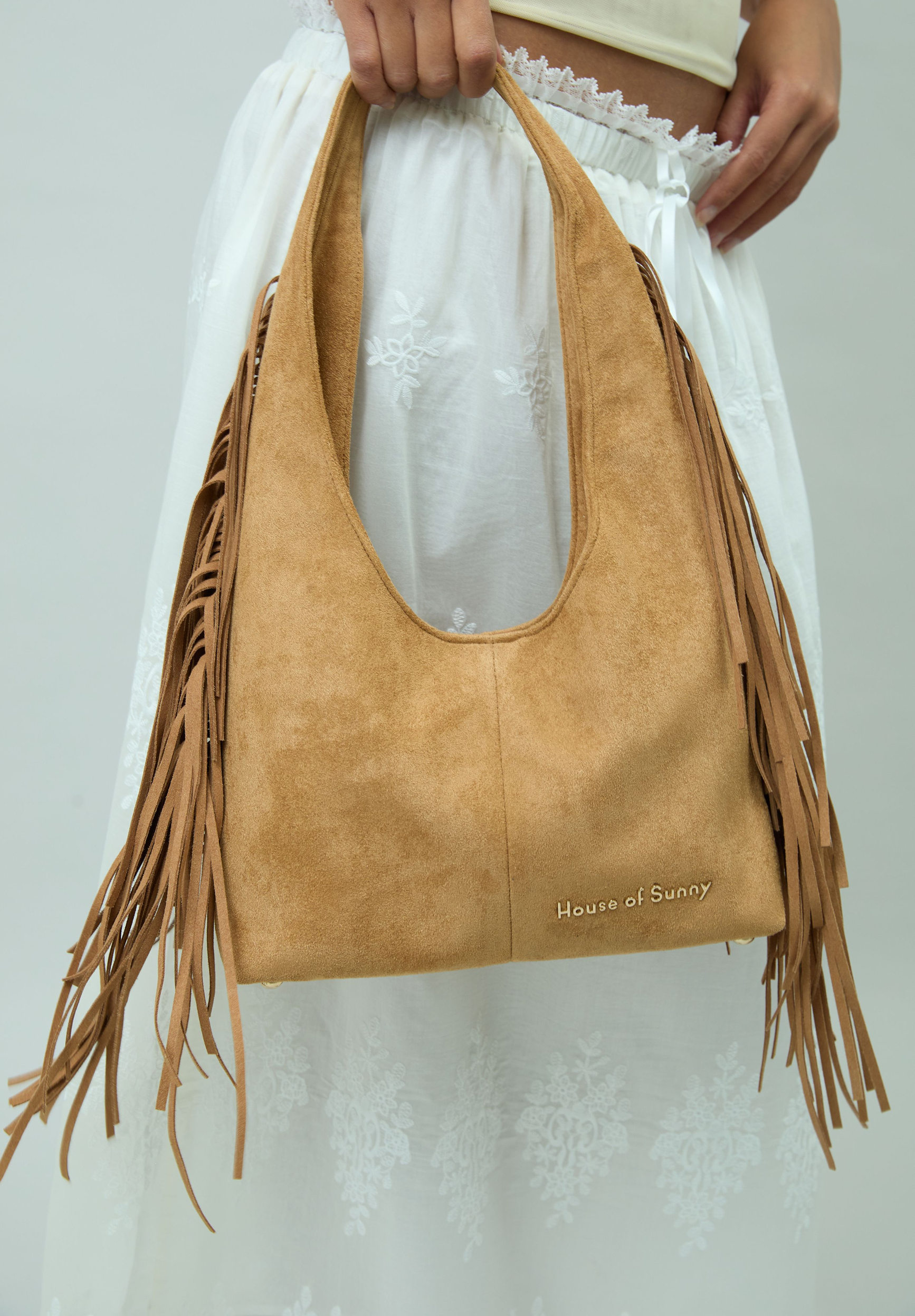TASSEL FRINGE SLING BAG