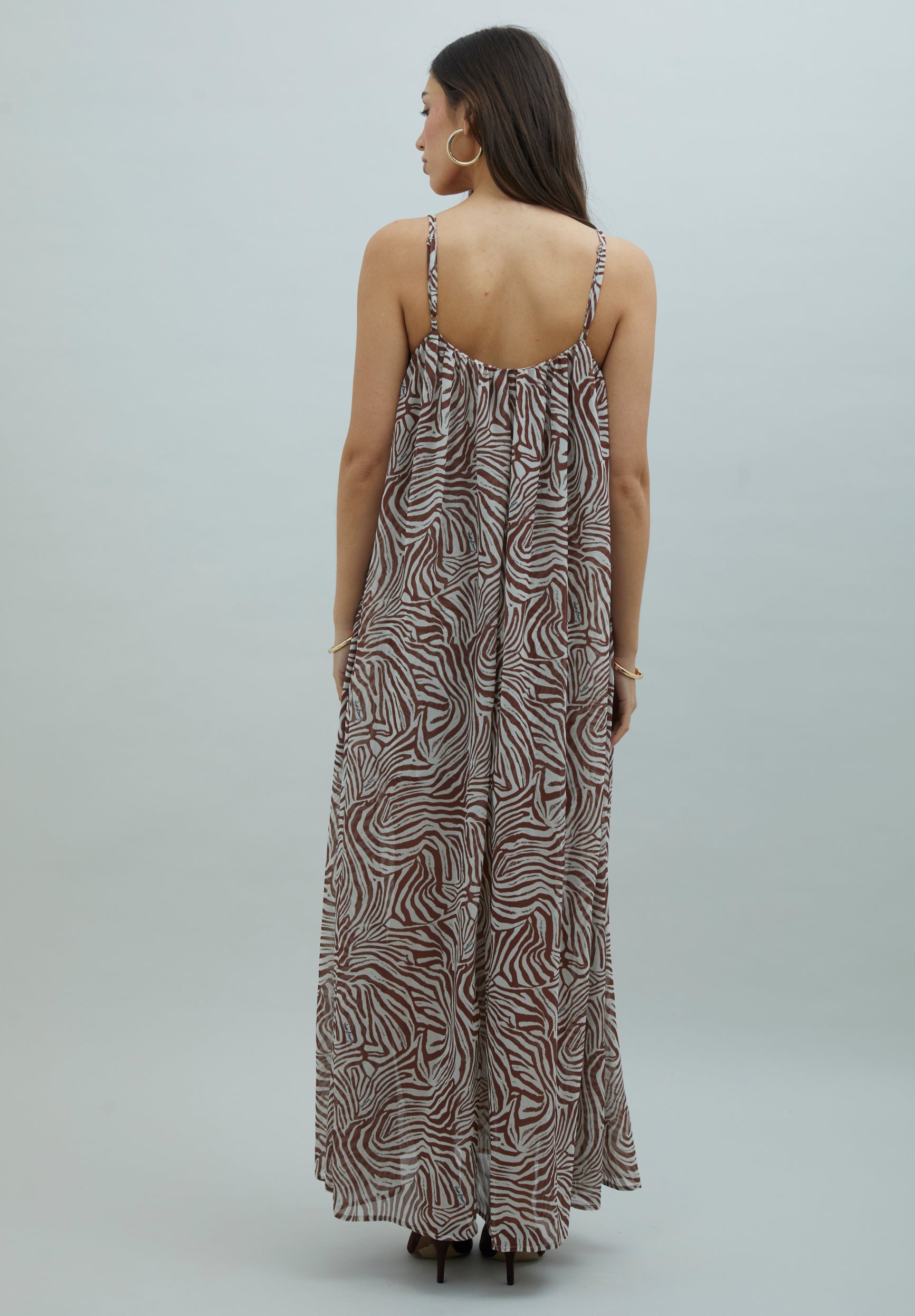 ZEBRA TRAPEZE DRESS