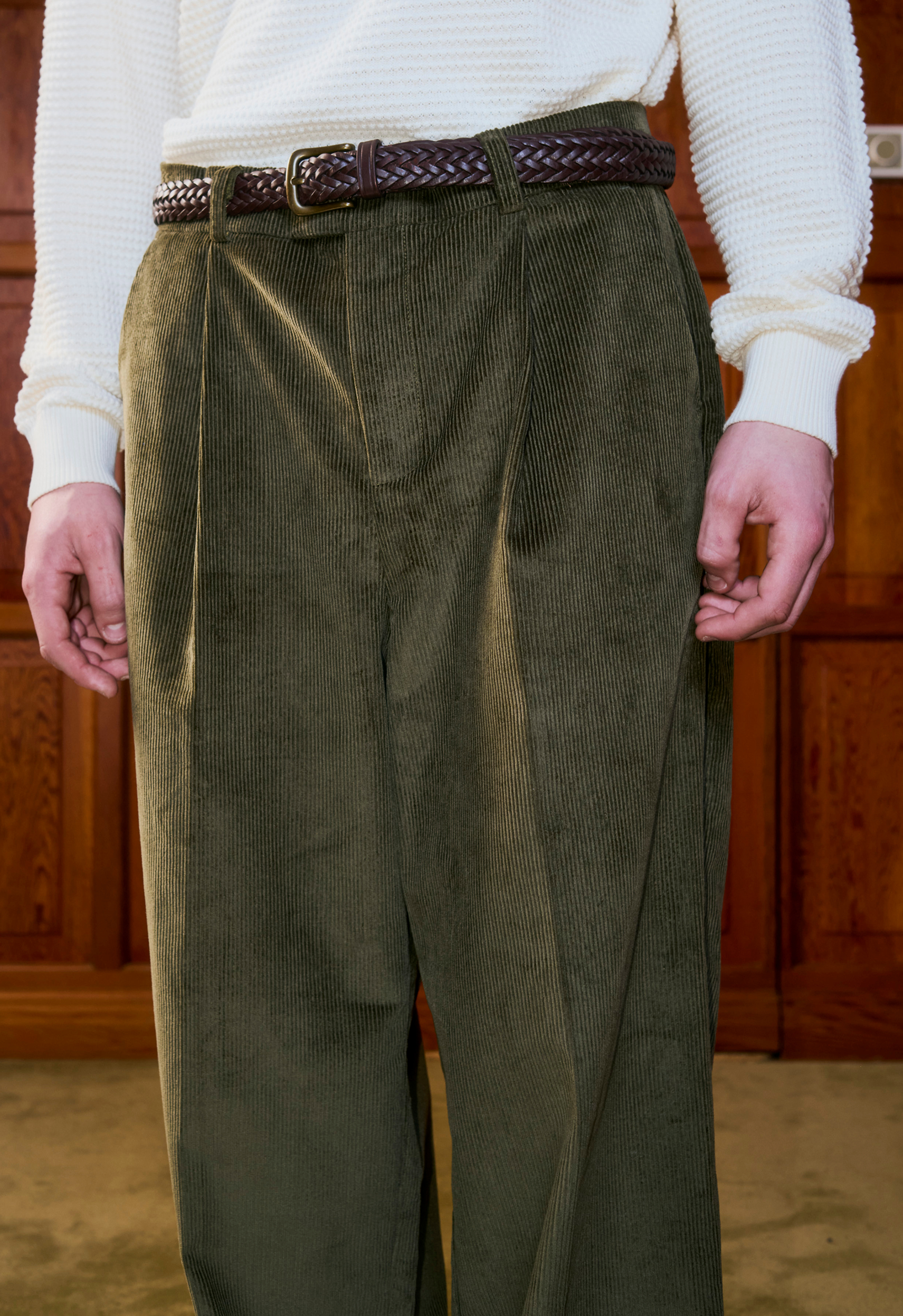 CORDUROY WORKER PANTS