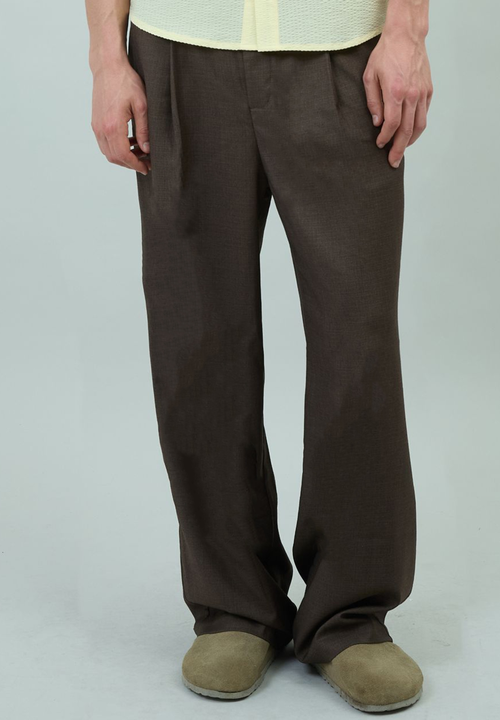 PLEATED SUIT TROUSER