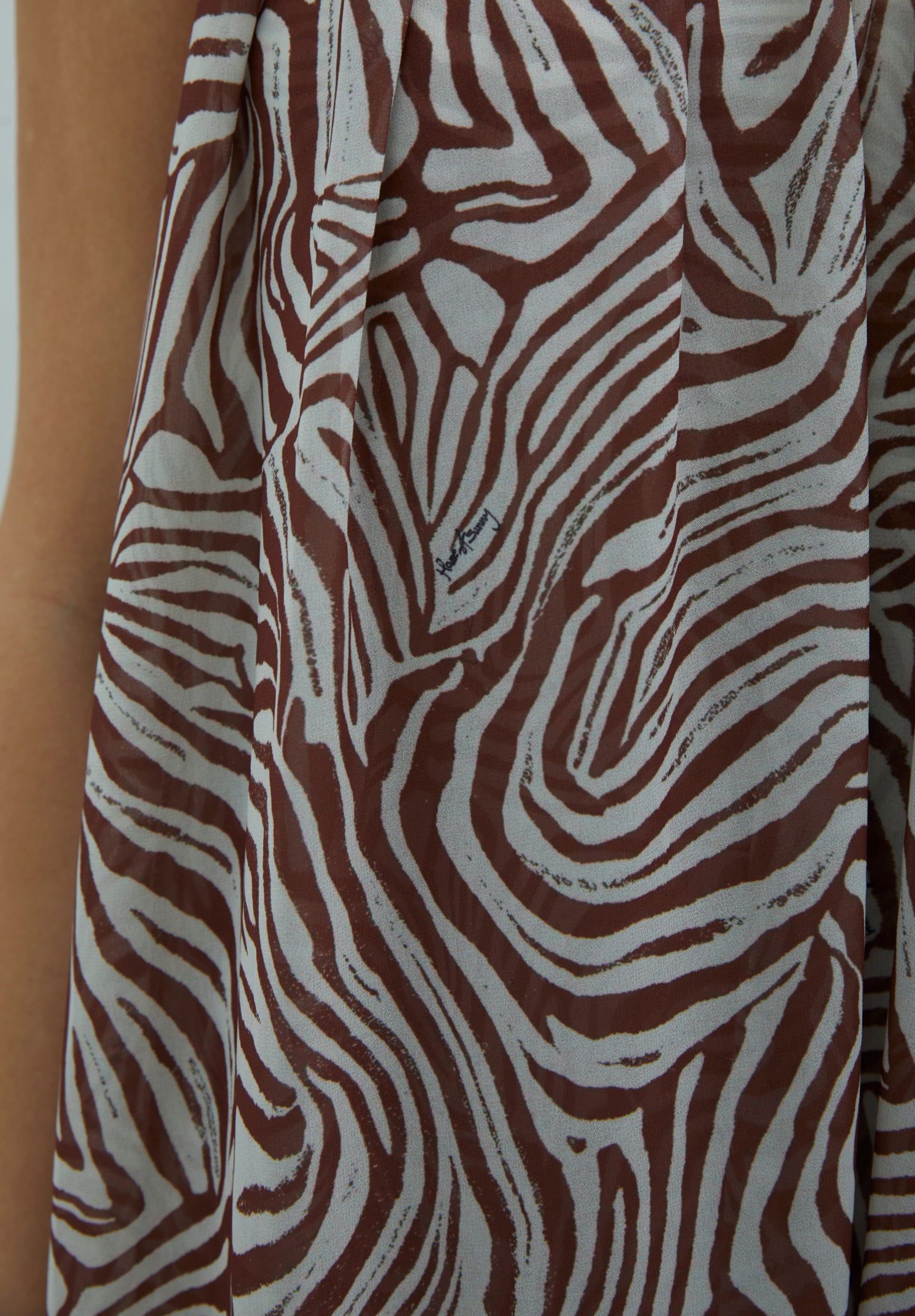 ZEBRA TRAPEZE  DRESS